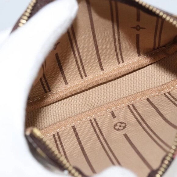 LOUIS VUITTON Monogram Patch Mini Pochette Accessoires Pouch M95804 Auth 117... - Picture 12 of 16